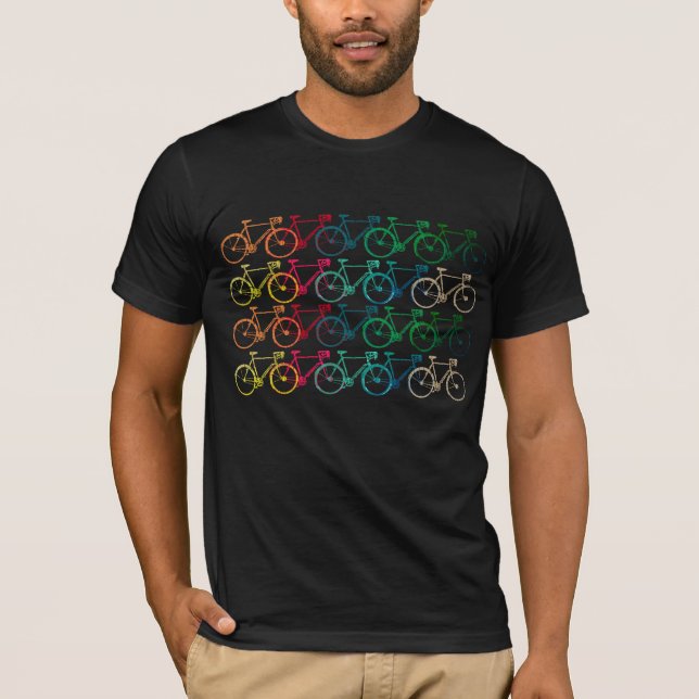 Camiseta cores Bikes na linha (Frente)
