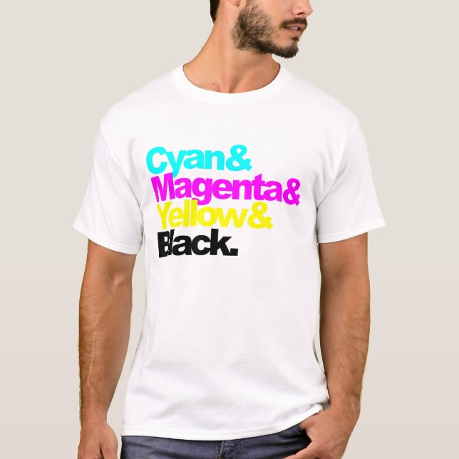 CAMISETA CORES CMYK (Frente)