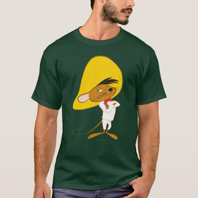 Camiseta Cores confiáveis GONZALES™ DE VELOCIDADE (Frente)
