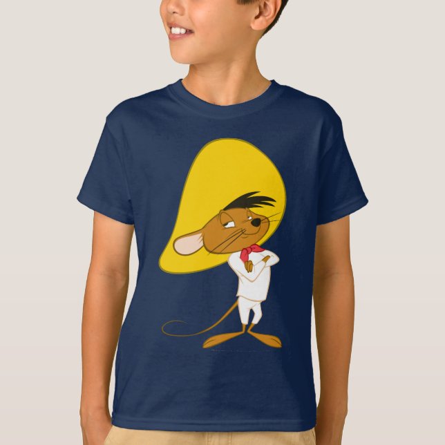 Camiseta Cores confiáveis GONZALES™ DE VELOCIDADE (Frente)