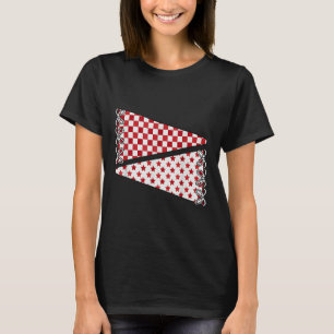 Camiseta Cores da Equipe de Espírito Escolar em Branco Dia