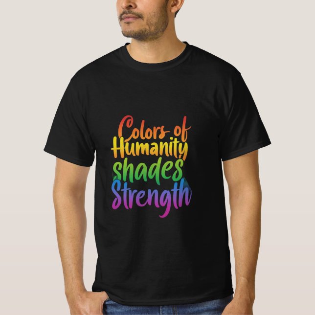 Camiseta Cores da Humanidade (Frente)