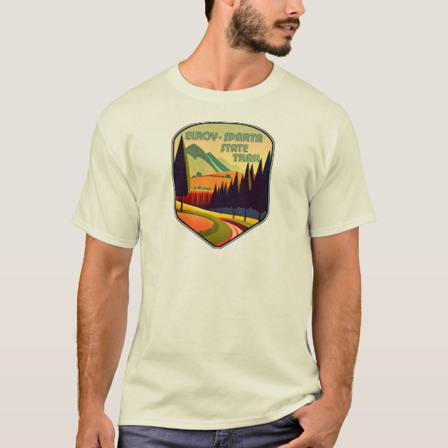 Camiseta Cores da Trilha Estadual Elroy-Sparta (Frente)