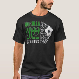 Camiseta Cores de Bandeira do Marrocos no futebol em 2022
