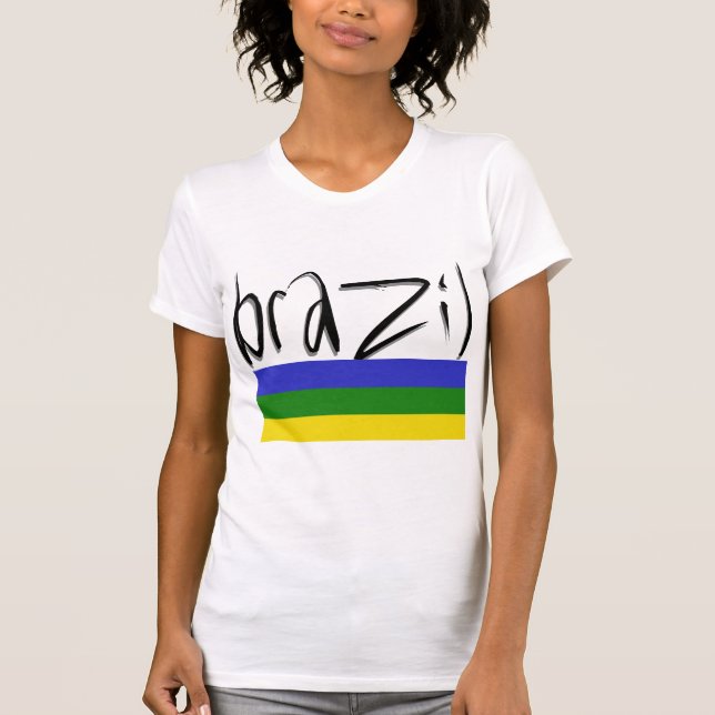Camiseta Cores de Brasil! (Frente)