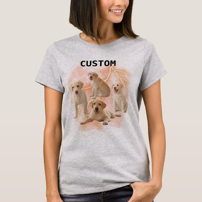 Camiseta Cores de conforto Cores de Bootleg PersonalizadosP (Frente)