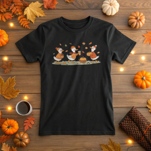 Camiseta Cores de conforto do ganso de queda - Cabos de Bob
