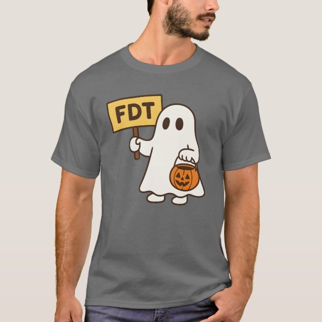 Camiseta Cores de conforto - FDT fantasma (Frente)