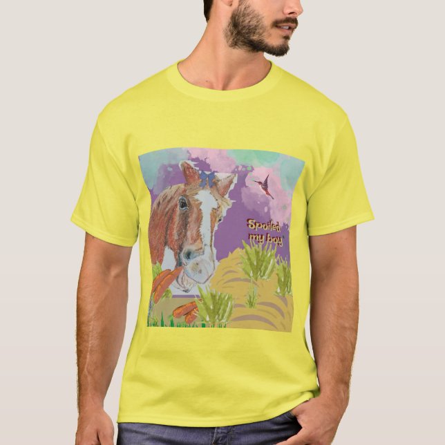 Camiseta Cores de diversão da Poppy Art (Frente)