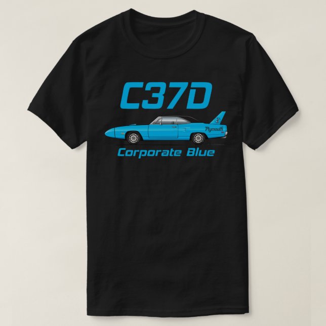 Camiseta Cores de fábricaAzul corporativo (Frente do Design)