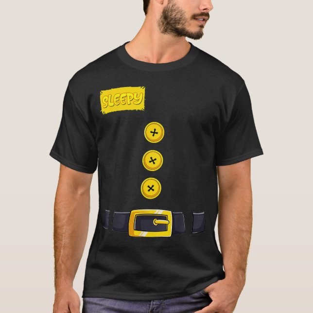 Camiseta Cores de fantasia de fantasia de Halloween com son (Frente)