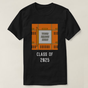 Camiseta Cores de Quadro de Bloqueio Aberto Personalizáveis