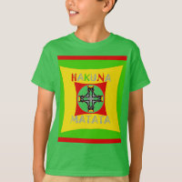 Cores de rasta divertida de Hakuna Matata: Vibrant