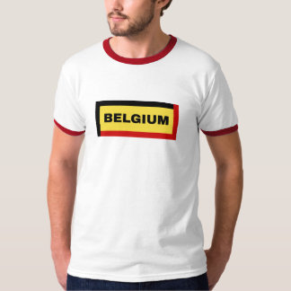 Camiseta Cores de Sinalizador da Bélgica