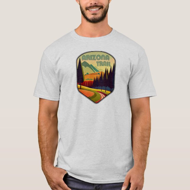Camiseta Cores de trilha de arizona (Frente)