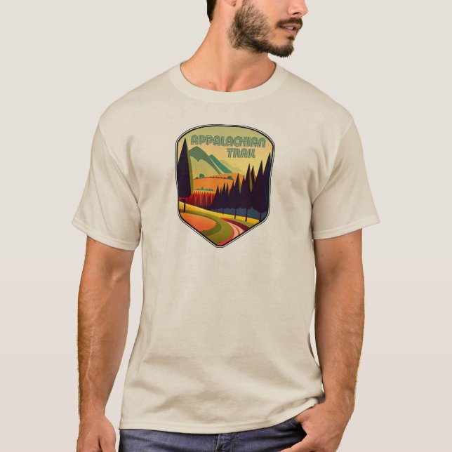 Camiseta Cores de trilha do appalachian (Frente)