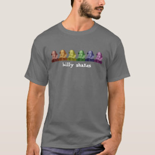 Camiseta cores de William Shakespeare, agora com texto!!