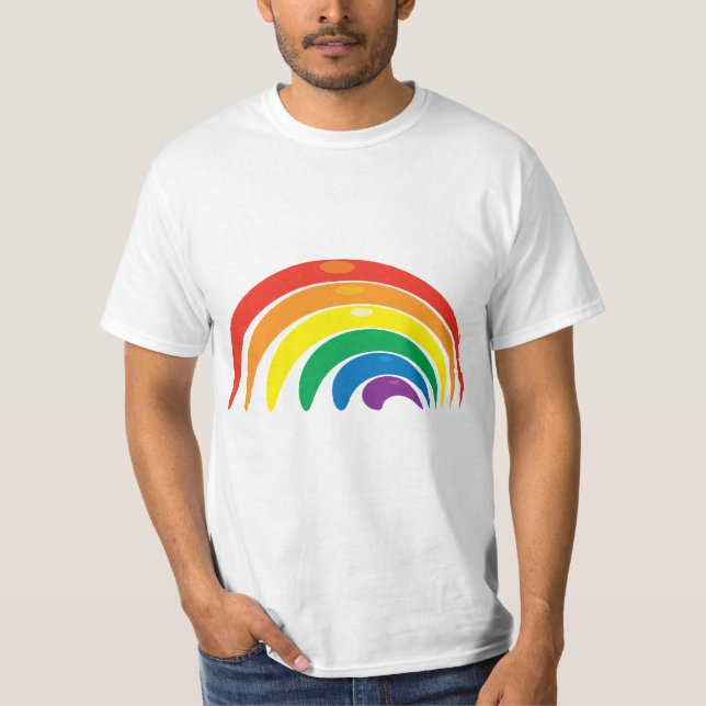 Camiseta Cores do arco-íris (Frente)