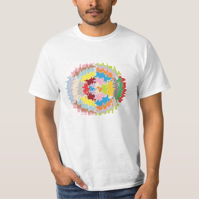 Camiseta Cores do arco-íris EBR: equilíbrio de energia (Frente)