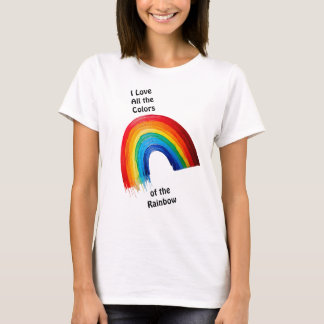 Camiseta Cores do Arco-íris - Orgulho