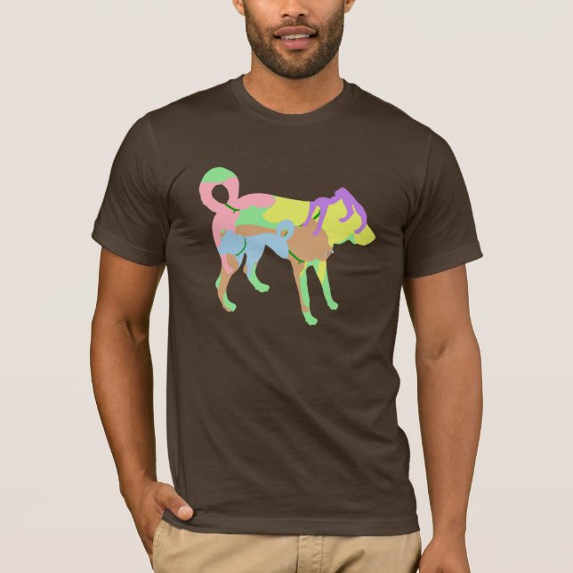 Camiseta Cores do CÃO, BASTÃO (Frente)