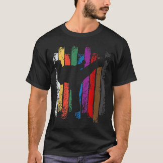 Camiseta Cores do Cinto de Karatê Silhueta