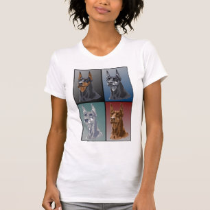Camiseta Cores do Doberman