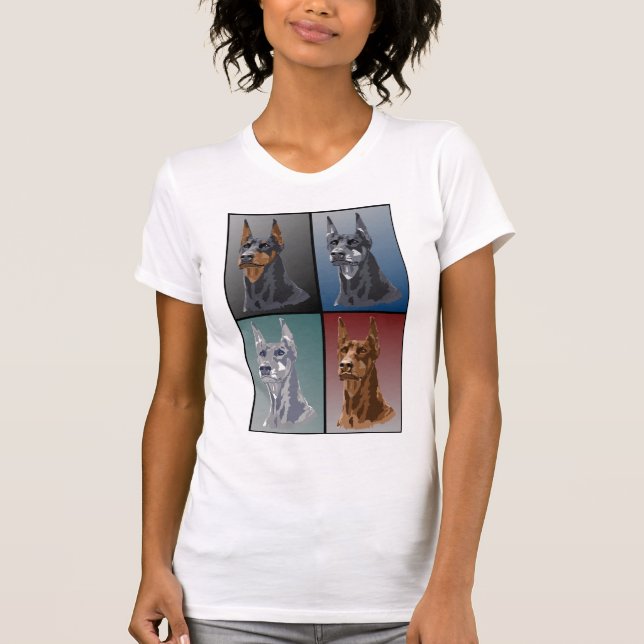 Camiseta Cores do Doberman (Frente)