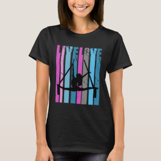 Camiseta Cores do esquadrão de silhuetas realistas de amor