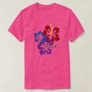 Camiseta Cores do Orgulho LGBT Hibiscus