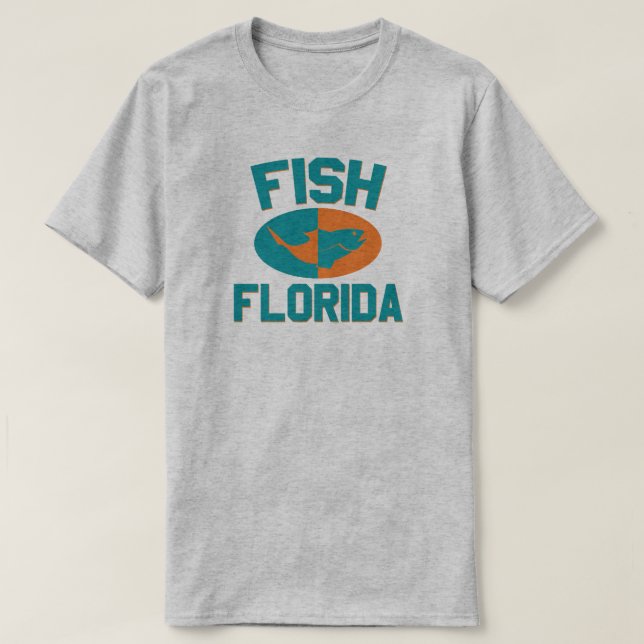 Camiseta Cores do Peixe na Flórida (Frente do Design)
