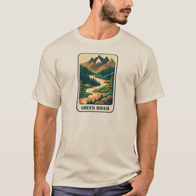 Camiseta Cores do Rio Verde Utah (Frente)