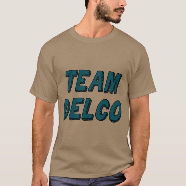 Camiseta Cores do Team Delco Eagles (Frente)