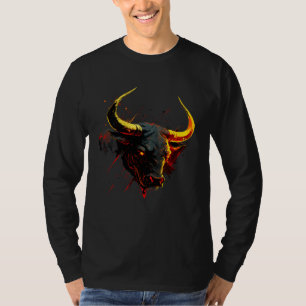 Camiseta Cores do Touro de Luta Espanhol da Bandeira da Esp