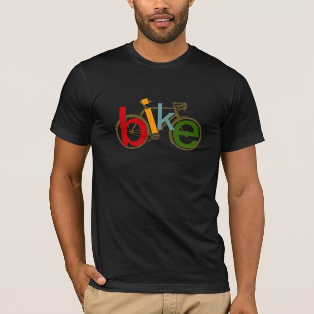 Camiseta Cores do Word BIKE (Frente)