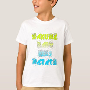 Camiseta Cores Felizes Hakuna Matata Hakunamatata - Estrela