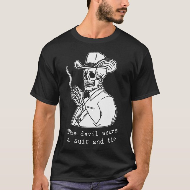 Camiseta Cores Gráficos Pontas de Cowpoke Drifting Wall Ars (Frente)