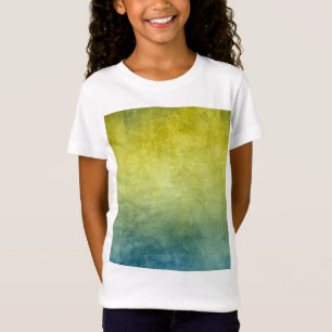Camiseta Cores Grunares - Amarelo e Azul