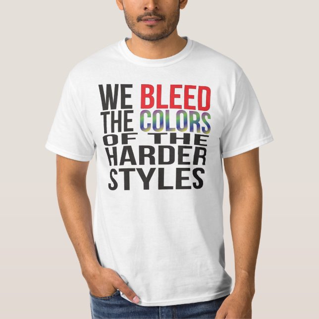 Camiseta Cores mais duras dos estilos (Frente)