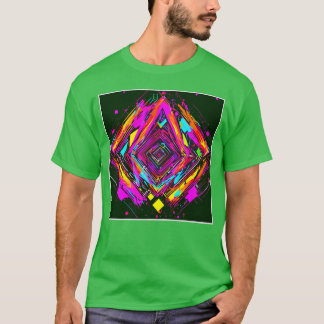 Camiseta Cores Neon Festa Vintage Rave menina