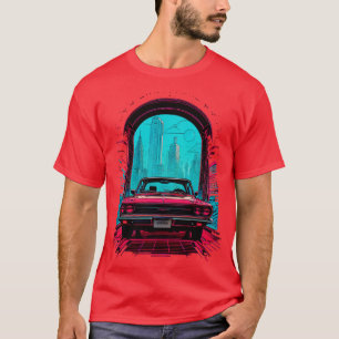Camiseta Cores Neon Retrowave