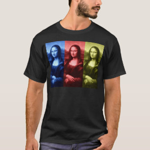 Camiseta Cores preliminares de Mona Lisa