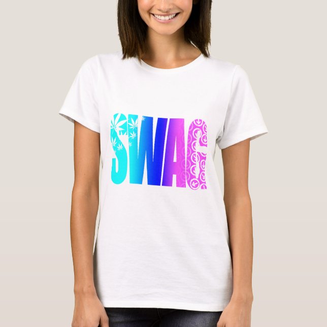 Camiseta Cores SWAG Espaguete Espaguete Esparguete Superior (Frente)