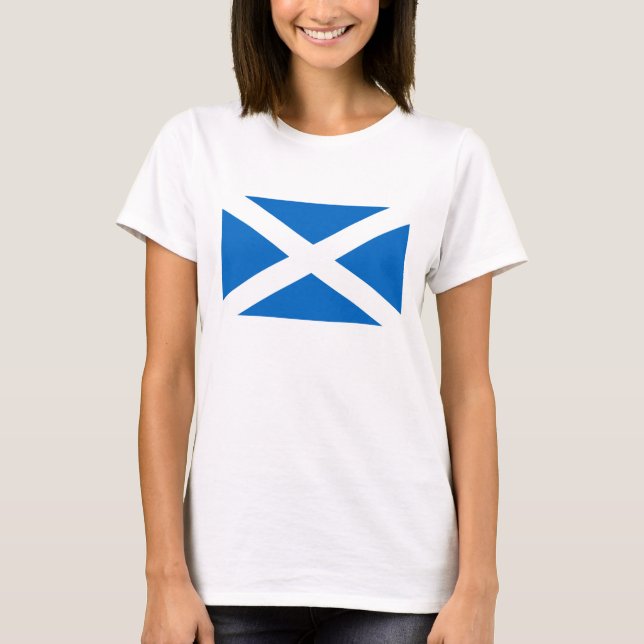 Camiseta Cores transversais escocesas de Scotland (Frente)