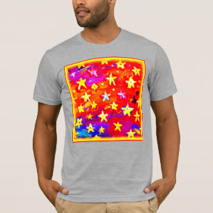 Camiseta Cores Vibrantes de Estrelas. Comprar Agora