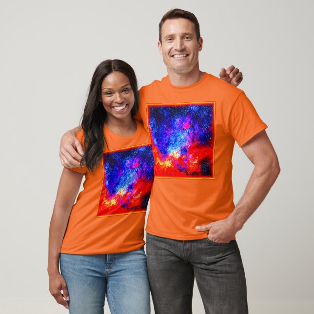 Camiseta Cores Vibrantes de Nebulosas. Comprar Agora (Unissex)
