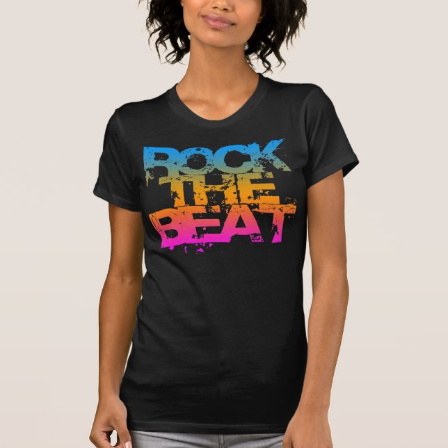 Camiseta COREY TIGER 1980s RETRO ROCK THE BEAT (Frente)