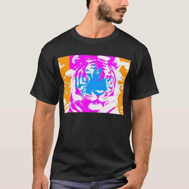 Camiseta COREY TIGER 80's CANADÁ ROSTO DE TIGRE (Frente)