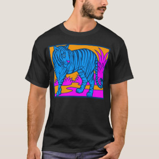 Camiseta COREY TIGER 80's CENA DO TIGRE AZUL