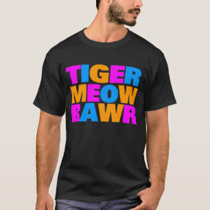 Camiseta COREY TIGER 80's MULTI MEOW RAWR